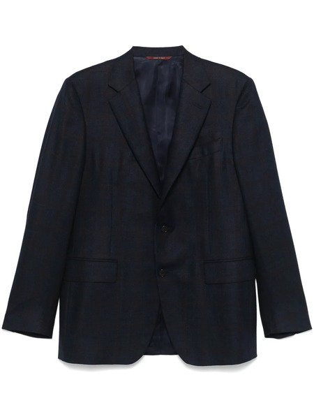  Canali Blazer A Cuadros - Azul 