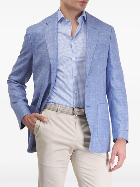  Canali Blazer Con Botones - Azul 
