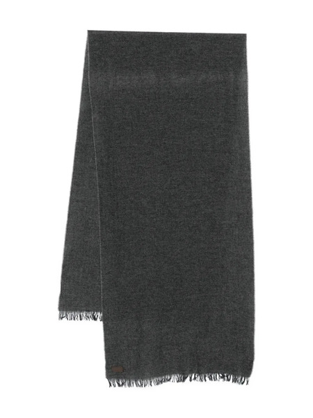  Canali Bufanda Con Flecos - Gris 