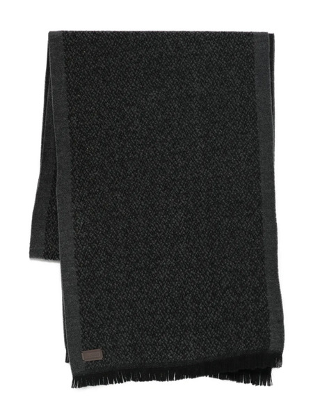  Canali Bufanda Con Flecos - Gris 
