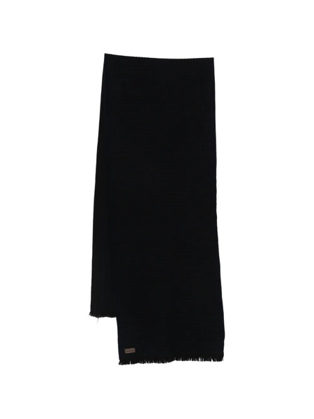  Canali Bufanda Con Flecos - Negro 