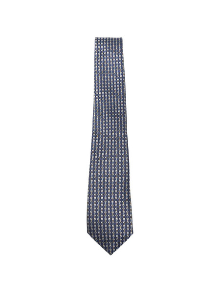  Canali Corbata Con Motivo Circular - Azul 