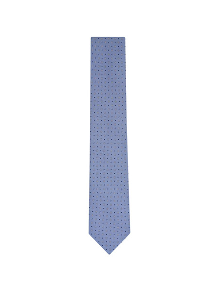  Canali Corbata De Seda Con Motivo Spring - Azul 