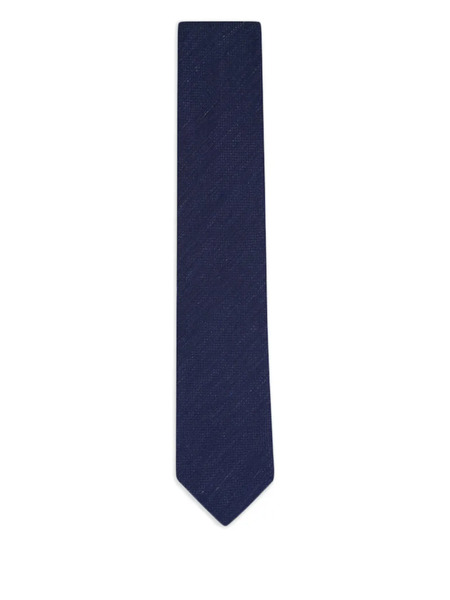  Canali Corbata Texturizada Con Extremo En Punta - Azul 