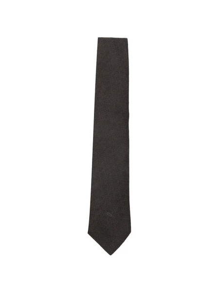  Canali Corbata Texturizada - Marrón 