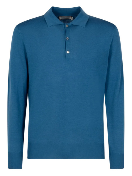  Canali Polo Con Botones - Azul 