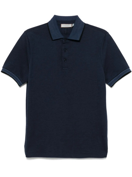  Canali Polo Liso - Azul 