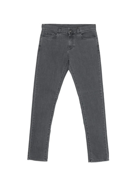 Canali Vaqueros Con Parche Del Logo - Gris 