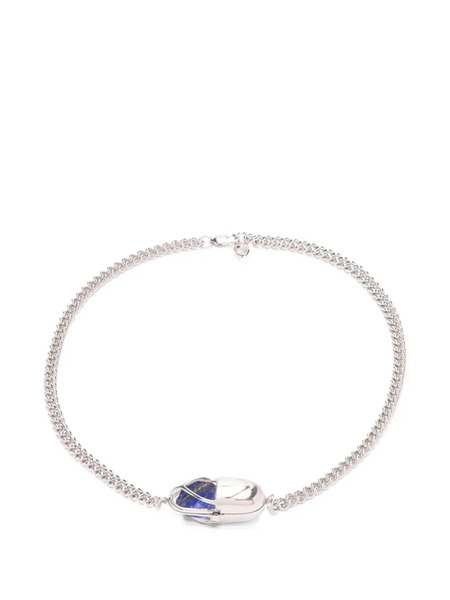 Capsule Eleven Collar Capsule Crystal Con Lapislazuli - Plateado 