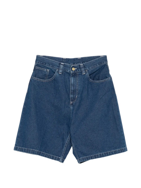  Carhartt Wip Bermudas Brandon Con Logo - Azul 