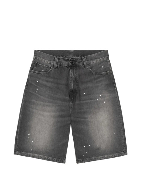  Carhartt Wip Pantalones Cortos Landon Con Efecto Lavado - Negro 