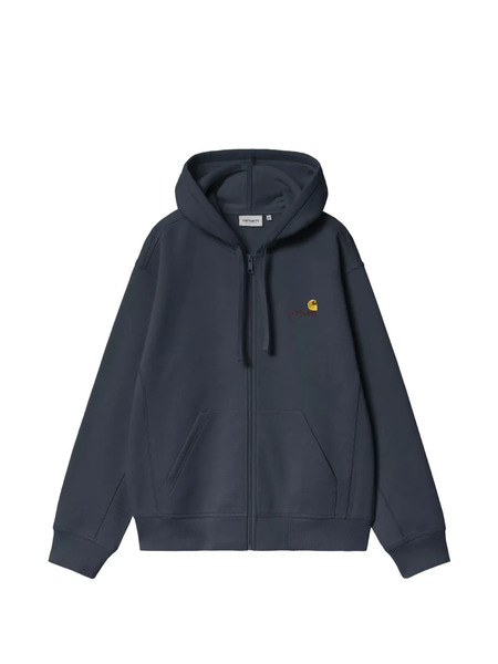  Carhartt Wip Sudadera American Script Con Capucha - Azul 