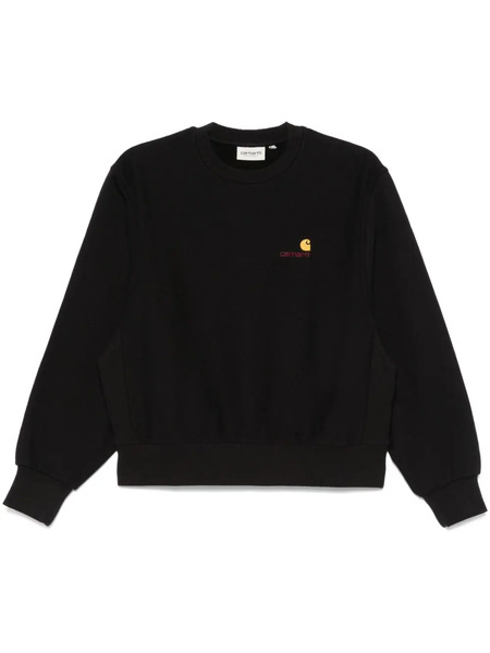  Carhartt Wip Sudadera American Script - Negro 