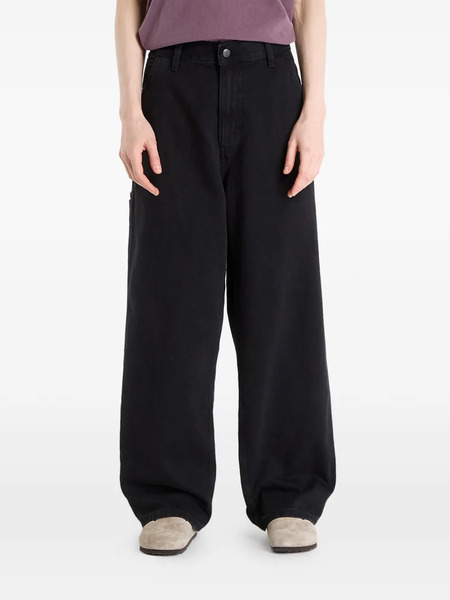  Carhartt Wip Vaqueros Anchos Brandon Single Knee - Negro 