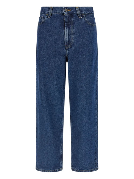  Carhartt Wip Vaqueros Brandon Rectos Con Parche Del Logo - Azul 