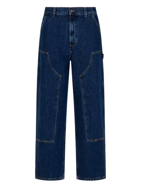  Carhartt Wip Vaqueros Con Bolsillos De Parche - Azul 