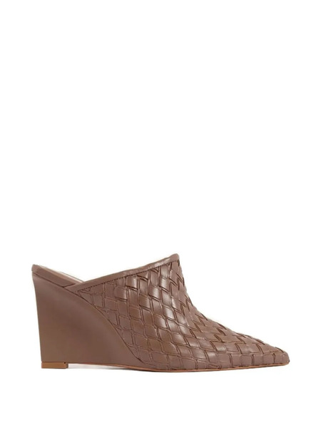  Carrano Mules Con Cuña - Marrón 