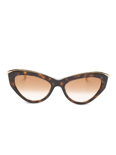  Cartier Eyewear Gafas De Sol Con Montura Cat Eye - Marrón 