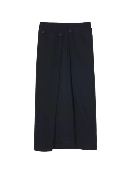  Carven Falda Midi A Capas - Negro 