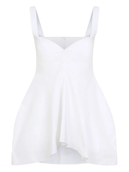  Carven Top De Popelina - Blanco 