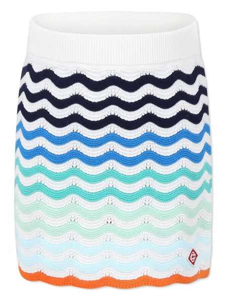  Casablanca Kids Falda Gradient Wave - Blanco 