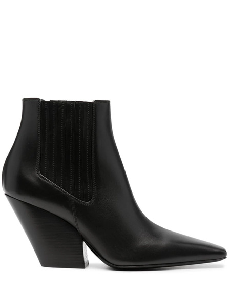  Casadei Botines Lisos - Negro 