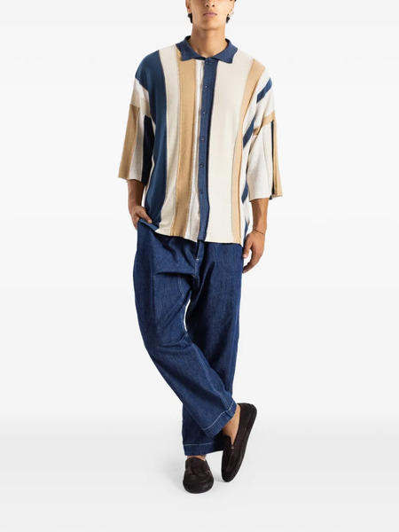  Casey Casey Camisa A Rayas - Azul 