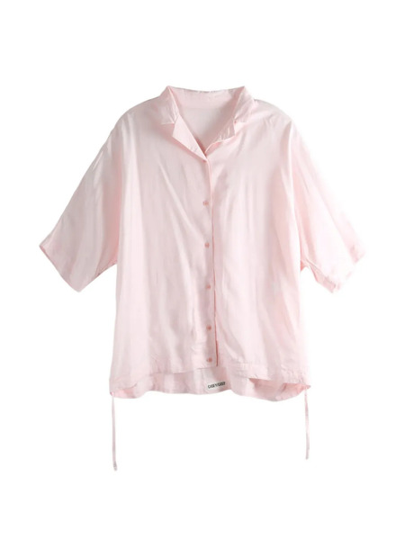  Casey Casey Drawstring Shirt - Rosa 