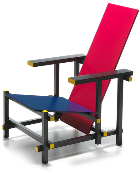  Cassina Silla De Madera - Rojo 
