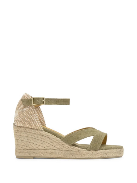  Castañer Alpargatas Bruna Con Cuña - Verde 