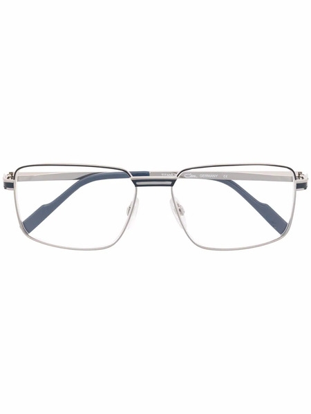  Cazal Gafas Con Montura Rectangular - Plateado 