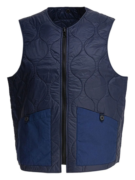  Ceccarelli Chaleco Acolchado Con Bolsillo - Azul 