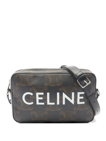  Celine Pre-owned Bolso Messenger Triomphe 2010 - Negro 