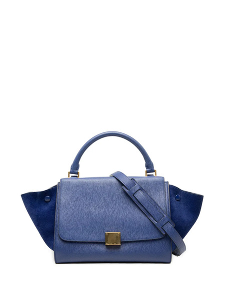  Celine Pre-owned Bolso Satchel Trapeze Pequeño 2014 - Azul 