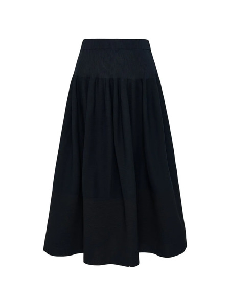  Cfcl Falda Midi Plisada - Negro 