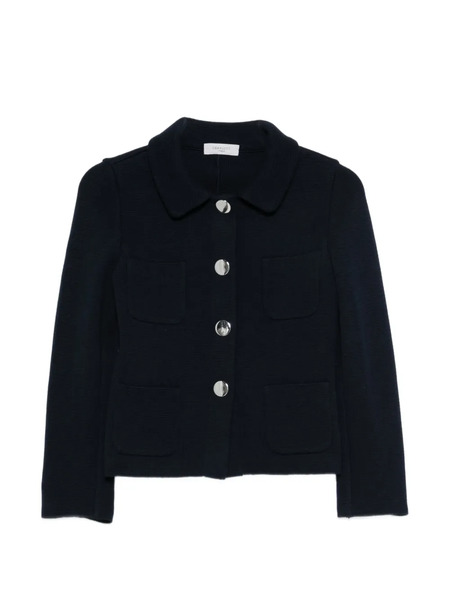 Charlott Chaqueta Con Cuello Y Botones - Azul 