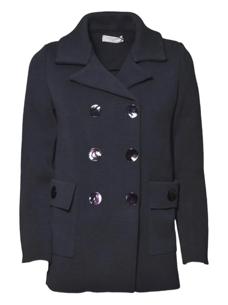  Charlott Chaqueta Con Doble Botonadura - Azul 