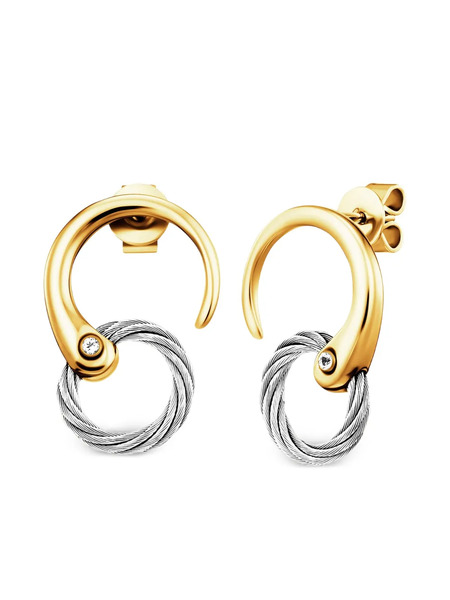  Charriol Pendientes Zen Extension - Dorado 