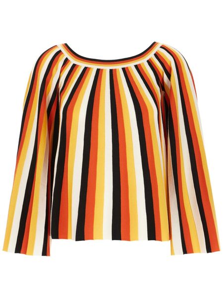  Chloé Blusa A Rayas - Rojo 