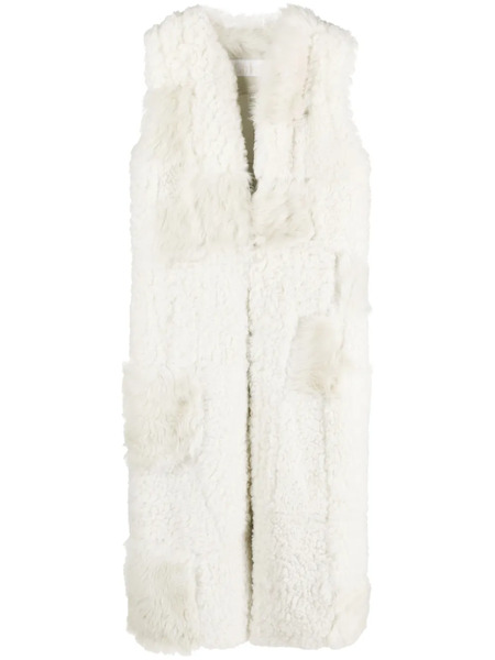  Chloé Chaleco Con Diseño Patchwork - Blanco 