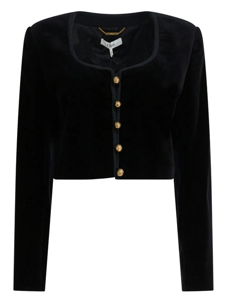  Chloé Chaqueta Con Botones - Negro 
