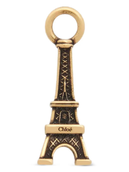  Chloé Charm Alphabet Eiffel Tower - Dorado 
