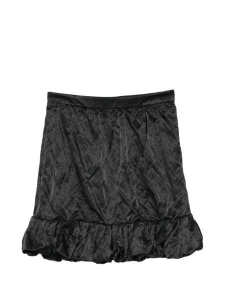  Chloé Falda Midi Con Volante En El Dobladillo - Negro 