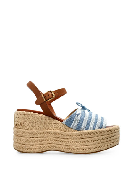  Chloé Isla Platform Sandals - Marrón 