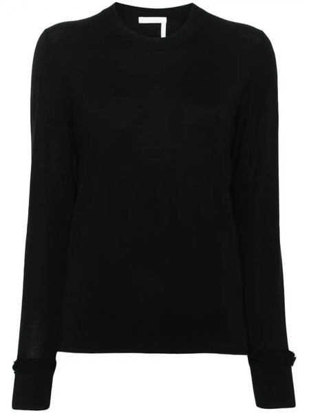  Chloé Jersey Con Hebilla Marcie - Negro 