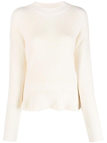  Chloé Jersey Con Peplum - Neutro 