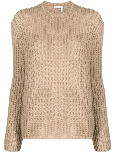  Chloé Jersey De Punto Gofrado - Neutro 