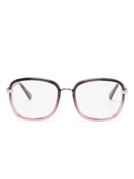  Chloé Kids Gafas Con Montura Rectangular - Gris 