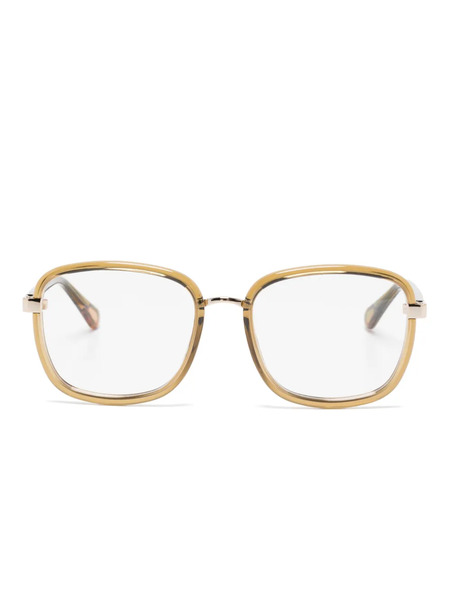  Chloé Kids Gafas Con Montura Rectangular - Verde 