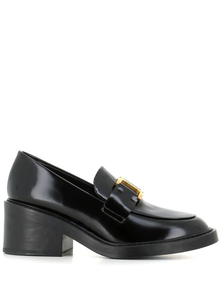  Chloé Mocasines Con Hebilla - Negro 